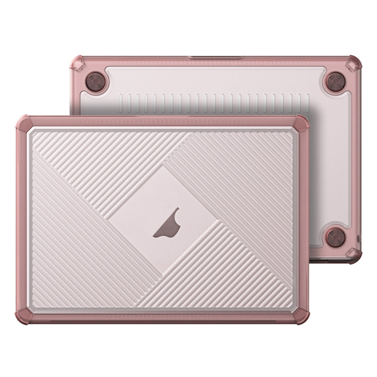 For MacBook Air/Pro 13.3 2016-2021 A1706 DUX DUCIS LCGH Laptop Frosted Protective Case(Pink) - MacBook Cases by DUX DUCIS | Online Shopping South Africa | PMC Jewellery | Buy Now Pay Later Mobicred