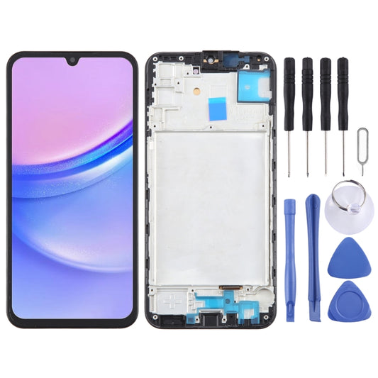 For Samsung Galaxy A15 4G SM-A155F 6.43inch OLED LCD Screen for Digitizer Full Assembly with Frame - LCD Screen by PMC Jewellery | Online Shopping South Africa | PMC Jewellery | Buy Now Pay Later Mobicred