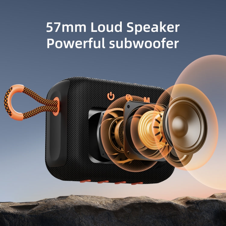 Zealot S75 Portable Outdoor IPX6 Waterproof Bluetooth Speaker(Orange) - Waterproof Speaker by ZEALOT | Online Shopping South Africa | PMC Jewellery | Buy Now Pay Later Mobicred