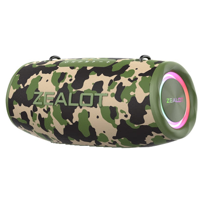 Zealot S87 80W Portable Outdoor Bluetooth Speaker with RGB Light(Camouflage) - Waterproof Speaker by ZEALOT | Online Shopping South Africa | PMC Jewellery | Buy Now Pay Later Mobicred