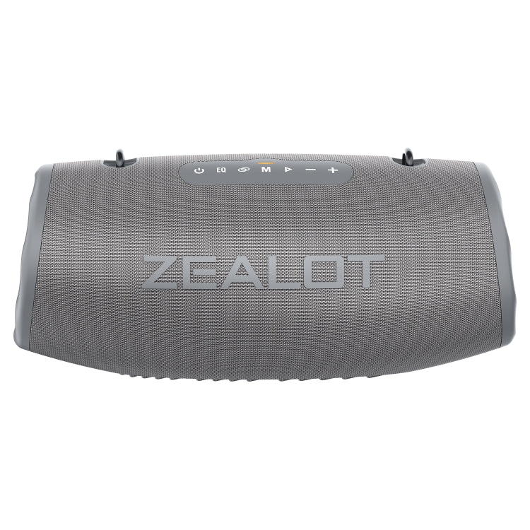 Zealot S87 80W Portable Outdoor Bluetooth Speaker with RGB Light(Grey) - Waterproof Speaker by ZEALOT | Online Shopping South Africa | PMC Jewellery | Buy Now Pay Later Mobicred