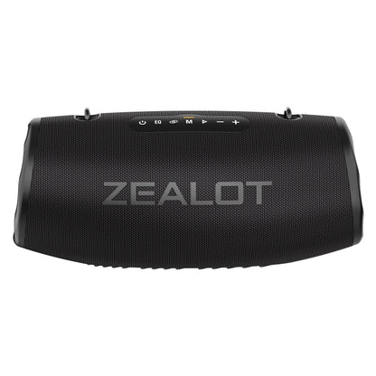 Zealot S87 80W Portable Outdoor Bluetooth Speaker with RGB Light(Black) - Waterproof Speaker by ZEALOT | Online Shopping South Africa | PMC Jewellery | Buy Now Pay Later Mobicred