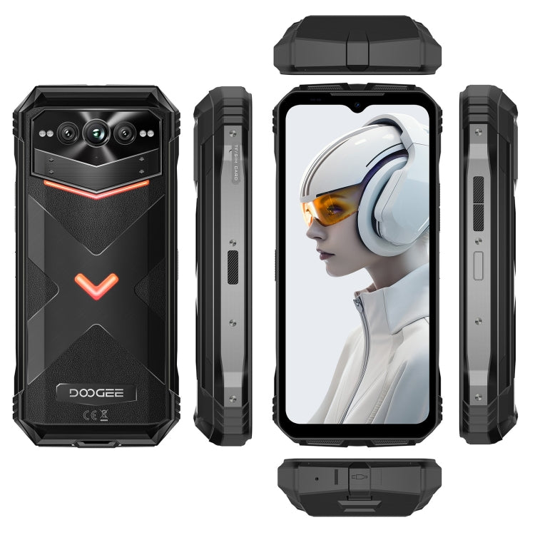 [HK Warehouse] DOOGEE Vmax Plus 5G Rugged Phone, 16GB+512GB, 6.58 inch Android 14 MediaTek Dimensity 7050 Octa Core, Network: 5G, OTG, NFC(Black) - DOOGEE by DOOGEE | Online Shopping South Africa | PMC Jewellery | Buy Now Pay Later Mobicred