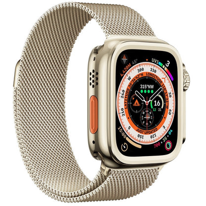 For Apple Watch Series 6 / 5 / 4 / SE 44mm Change to Ultra 49mm Alloy Watch Case(Titanium Color) - Watch Cases by PMC Jewellery | Online Shopping South Africa | PMC Jewellery | Buy Now Pay Later Mobicred