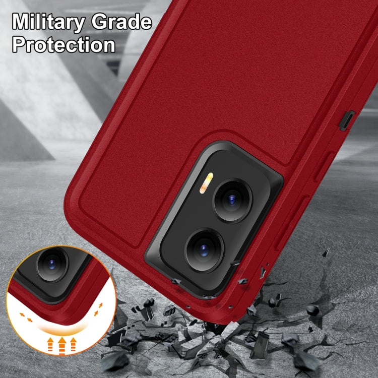 For Motorola Moto G Stylus 5G 2024 Life Waterproof Rugged PC + Silicone Phone Case(Red + Black) - Motorola Cases by PMC Jewellery | Online Shopping South Africa | PMC Jewellery | Buy Now Pay Later Mobicred