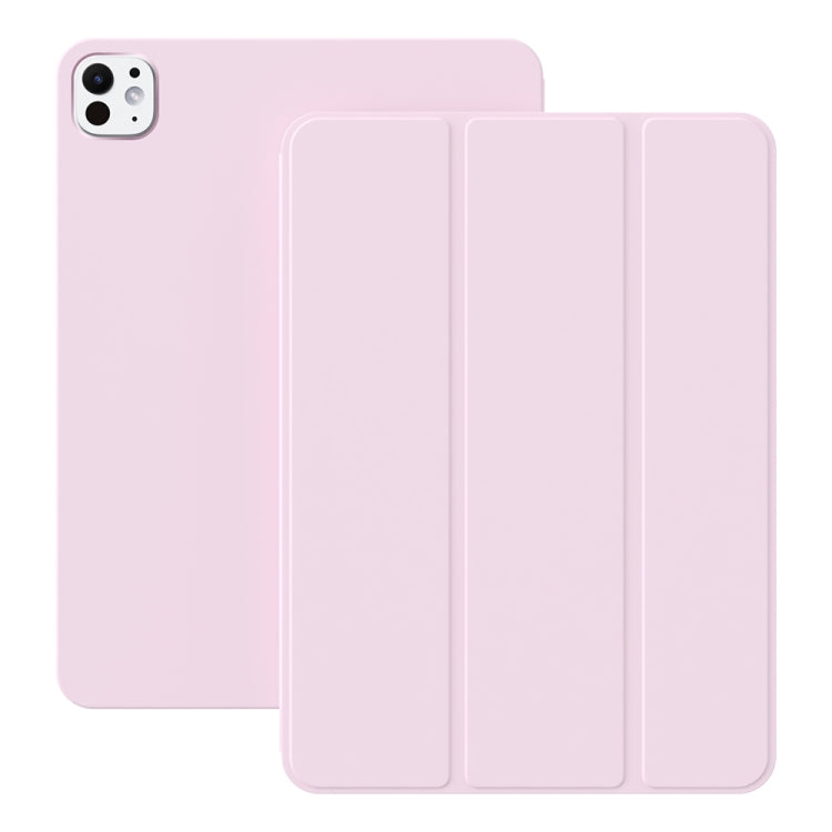 For iPad Pro 13 2024 Ultra-thin Double-sided Clip Magnetic Smart Tablet Case(Pink) - iPad Pro 13 2024 Cases by PMC Jewellery | Online Shopping South Africa | PMC Jewellery | Buy Now Pay Later Mobicred