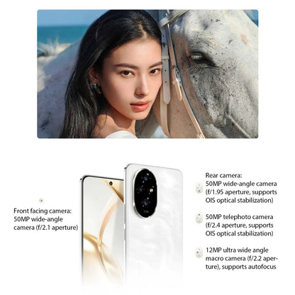 Honor 200, 16GB+256GB, Screen Fingerprint Identification, 6.7 inch MagicOS 8.0 Snapdragon 7 Gen 3 Octa Core, Network: 5G, NFC, OTG(Silver White) - Honor by Huawei | Online Shopping South Africa | PMC Jewellery | Buy Now Pay Later Mobicred