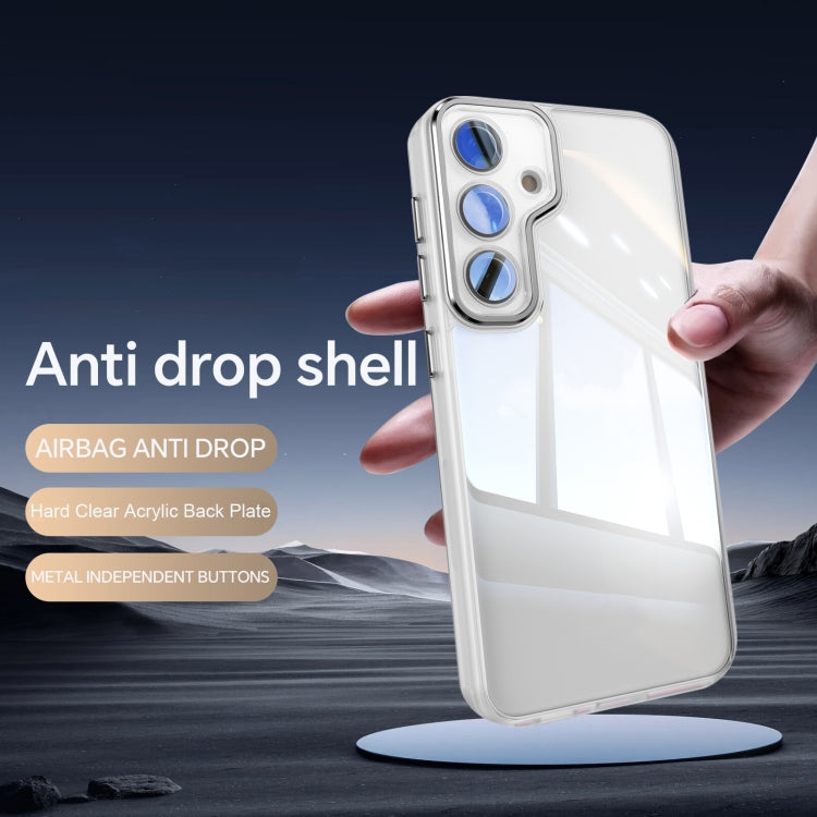 For Samsung Galaxy S25+ 5G Acrylic Hybrid TPU Armor Shockproof Phone Case(Transparent) - Galaxy S25+ 5G Cases by PMC Jewellery | Online Shopping South Africa | PMC Jewellery | Buy Now Pay Later Mobicred