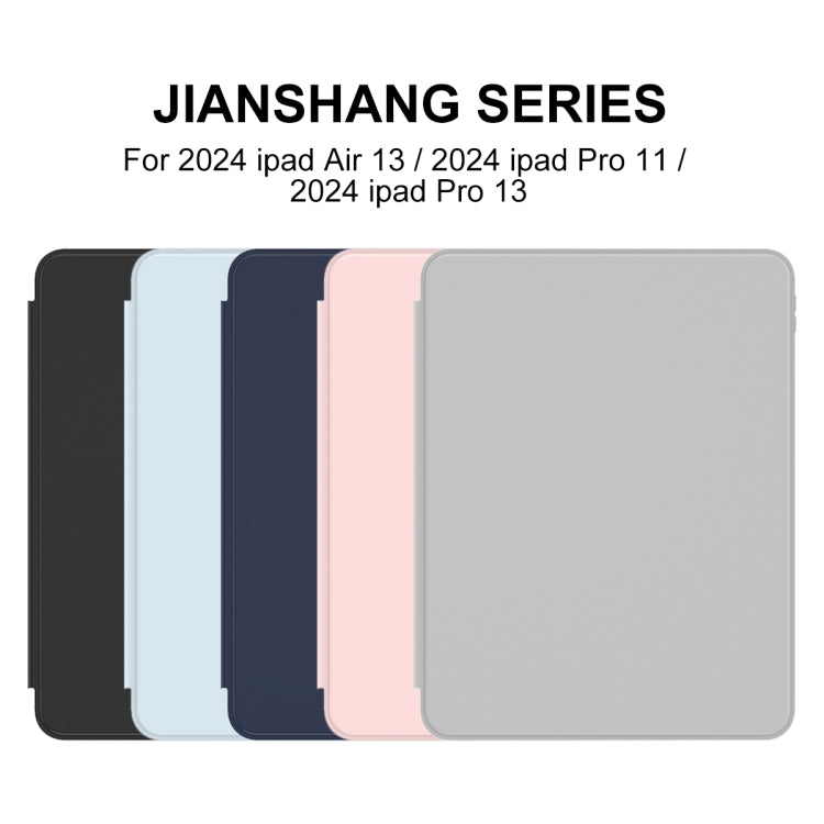 For iPad Pro 13 2024 Mutural Jianshang Series Smart Leather Tablet Case(Grey) - iPad Pro 13 2024 Cases by Mutural | Online Shopping South Africa | PMC Jewellery | Buy Now Pay Later Mobicred