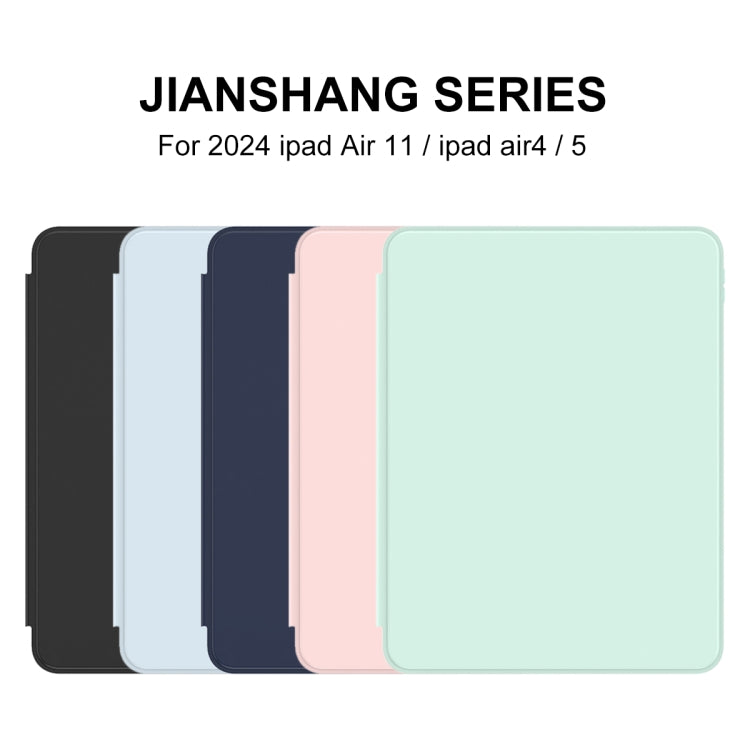 For iPad Air 11 2024 / Air 2022 10.9 Mutural Jianshang Series Smart Leather Tablet Case(Black) - iPad Air 11 2024 Cases by Mutural | Online Shopping South Africa | PMC Jewellery | Buy Now Pay Later Mobicred