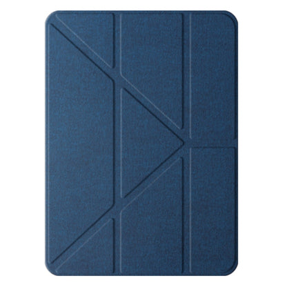 For iPad Air 11 2024 / Air 2022 10.9 Mutural Multi-fold Smart Leather Tablet Case(Blue) - iPad Air 11 2024 Cases by Mutural | Online Shopping South Africa | PMC Jewellery | Buy Now Pay Later Mobicred