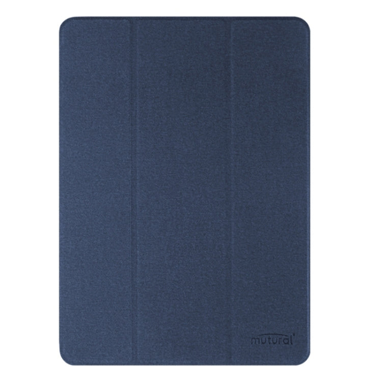 For iPad Pro 11 2024 Mutural YASHI Series Tablet Leather Smart Case(Blue) - iPad Pro 11 2024 Cases by Mutural | Online Shopping South Africa | PMC Jewellery | Buy Now Pay Later Mobicred