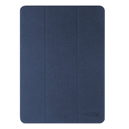 For iPad Air 11 2024 / Air 2022 10.9 Mutural YASHI Series Tablet Leather Smart Case(Blue) - iPad Air 11 2024 Cases by Mutural | Online Shopping South Africa | PMC Jewellery | Buy Now Pay Later Mobicred