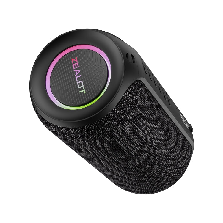 Zealot S32 Max 20W High Power Bluetooth Speaker with RGB Light(Black) - Desktop Speaker by ZEALOT | Online Shopping South Africa | PMC Jewellery | Buy Now Pay Later Mobicred