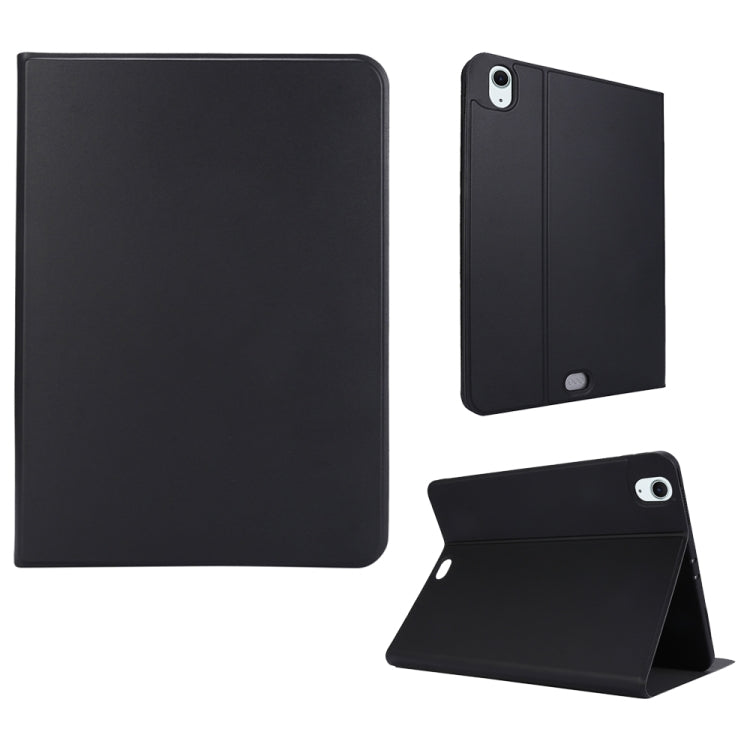 For iPad Air 13 2024 Stretch Voltage Plain Leather Smart Tablet Case(Black) - iPad Air 13 2024 Cases by PMC Jewellery | Online Shopping South Africa | PMC Jewellery | Buy Now Pay Later Mobicred