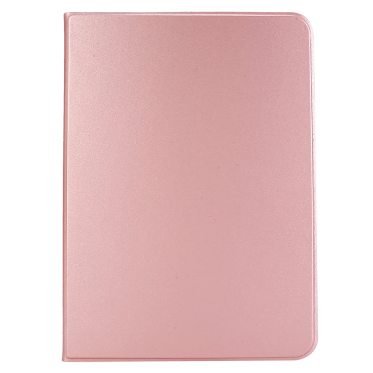 For iPad Air 13 2024 Stretch Voltage Plain Leather Smart Tablet Case(Rose Gold) - iPad Air 13 2024 Cases by PMC Jewellery | Online Shopping South Africa | PMC Jewellery | Buy Now Pay Later Mobicred