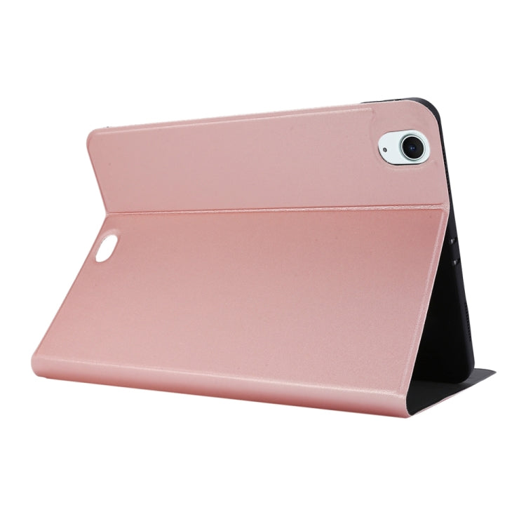 For iPad Air 13 2024 Stretch Voltage Plain Leather Smart Tablet Case(Rose Gold) - iPad Air 13 2024 Cases by PMC Jewellery | Online Shopping South Africa | PMC Jewellery | Buy Now Pay Later Mobicred