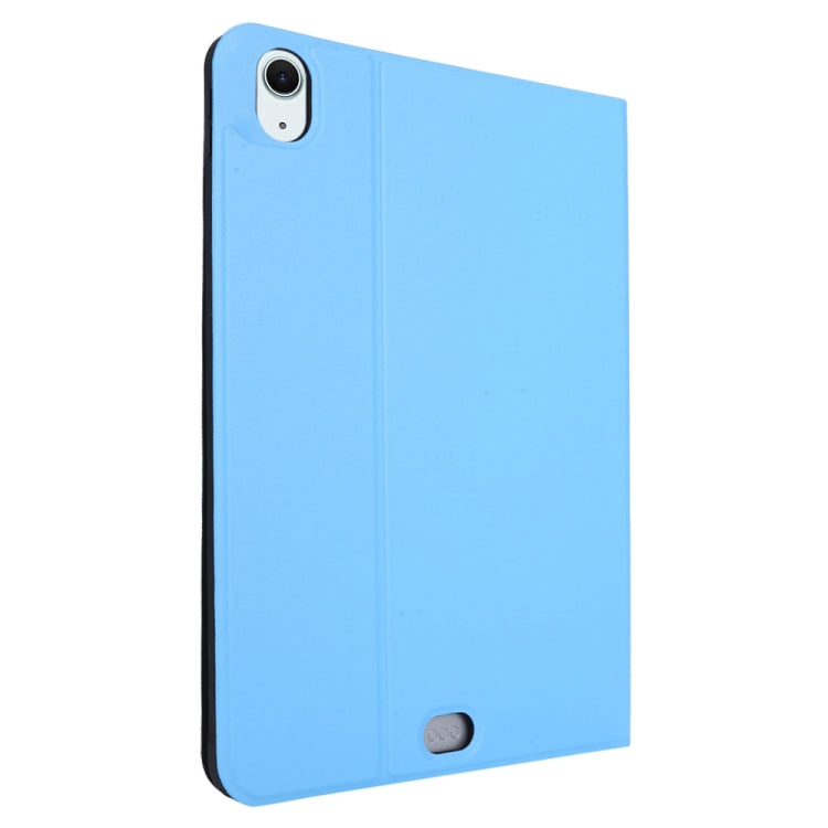 For iPad Air 11 2024 Stretch Voltage Plain Leather Smart Tablet Case(Light Blue) - iPad Air 11 2024 Cases by PMC Jewellery | Online Shopping South Africa | PMC Jewellery | Buy Now Pay Later Mobicred