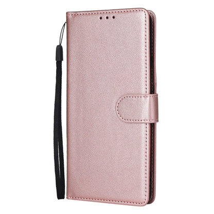 For OPPO Reno11 Pro 5G Global Multifunctional Horizontal Flip Leather Phone Case with Three Card Slot(Rose Gold) - Reno11 Pro Cases by PMC Jewellery | Online Shopping South Africa | PMC Jewellery | Buy Now Pay Later Mobicred