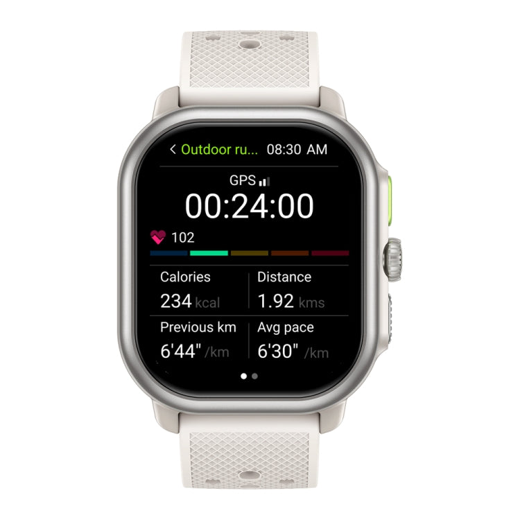 Zeblaze Beyond 3 Pro 2.15 inch Screen Stylish GPS Smartwatch Supports Bluetooth Calling(White) - Smart Watches by Zeblaze | Online Shopping South Africa | PMC Jewellery | Buy Now Pay Later Mobicred