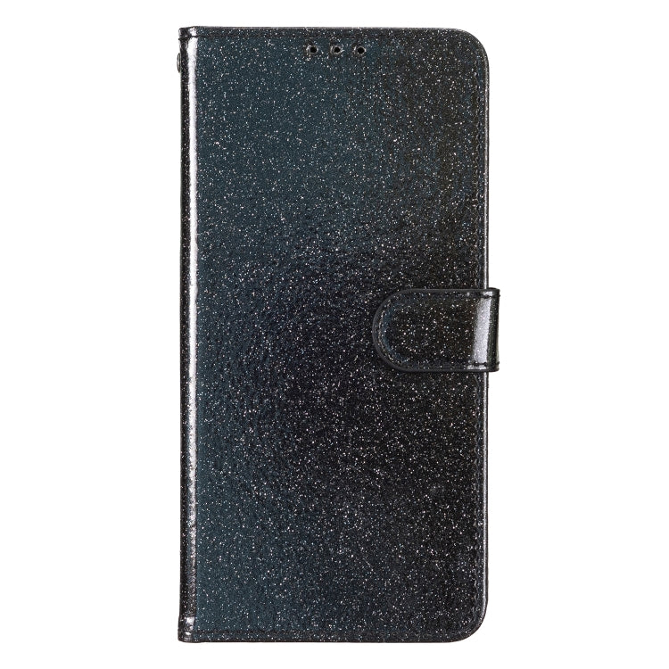 For iPhone 16 Pro Max Glitter Powder Flip Leather Phone Case(Black) - iPhone 16 Pro Max Cases by PMC Jewellery | Online Shopping South Africa | PMC Jewellery | Buy Now Pay Later Mobicred