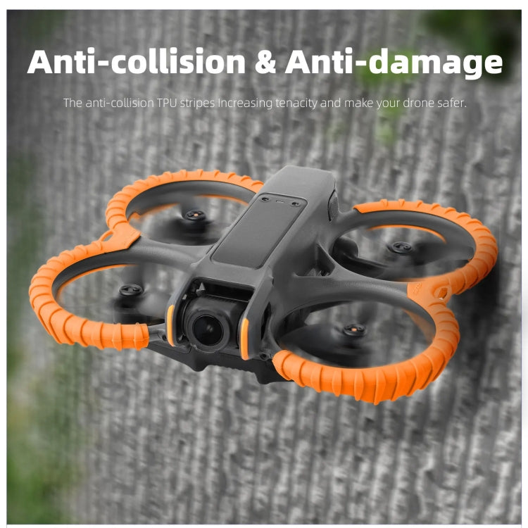 For DJI Avata 2 Sunnylife Drone Anti-Collision Protective Cover Propeller Ring Stripes(Black) -  by Sunnylife | Online Shopping South Africa | PMC Jewellery | Buy Now Pay Later Mobicred