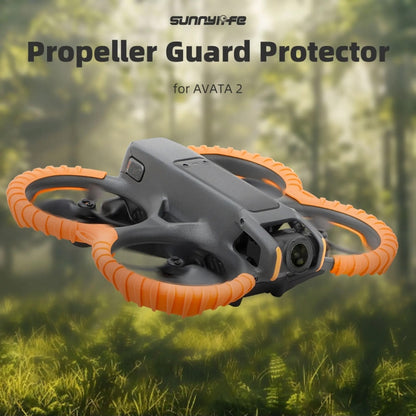 For DJI Avata 2 Sunnylife Drone Anti-Collision Protective Cover Propeller Ring Stripes(Orange) -  by Sunnylife | Online Shopping South Africa | PMC Jewellery | Buy Now Pay Later Mobicred