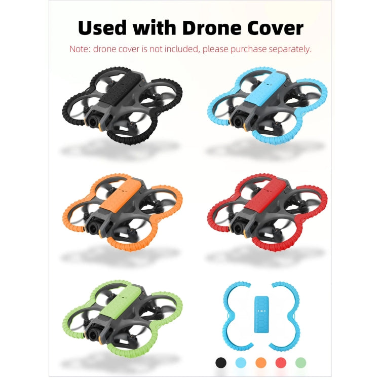 For DJI Avata 2 Sunnylife Drone Anti-Collision Protective Cover Combo Case Kit(Green) -  by Sunnylife | Online Shopping South Africa | PMC Jewellery | Buy Now Pay Later Mobicred