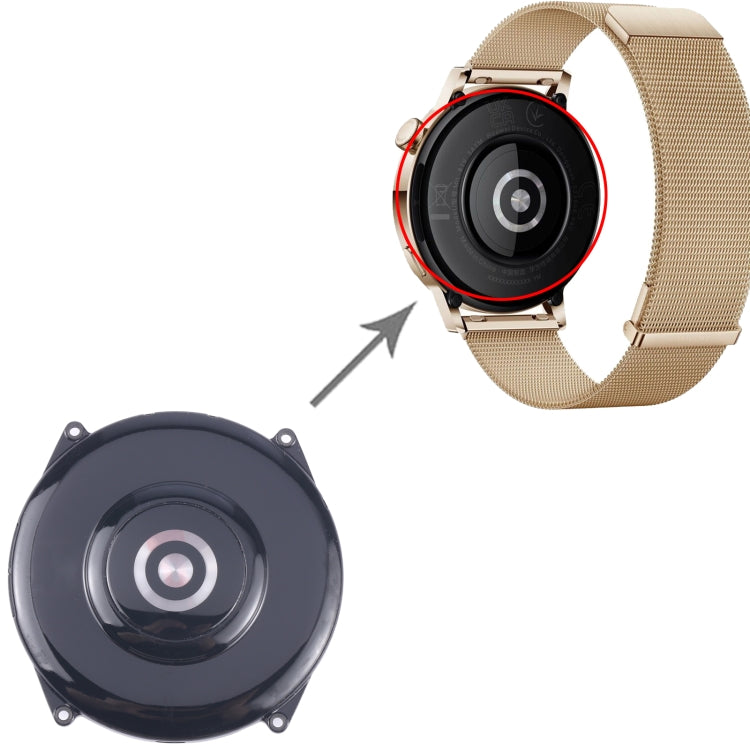 For Huawei Watch GT 3 46mm Original Rear Housing Cover(Black) - For Huawei by PMC Jewellery | Online Shopping South Africa | PMC Jewellery | Buy Now Pay Later Mobicred