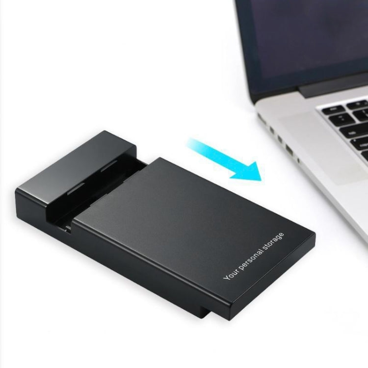 HDD 2.5 / 3.5 inch USB3.0 External Hard Drive Enclosure Case for Laptop Computer(UK Plug) - HDD Enclosure by PMC Jewellery | Online Shopping South Africa | PMC Jewellery | Buy Now Pay Later Mobicred