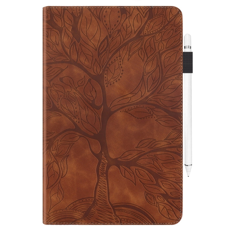 For iPad Pro 13 2024 Tree Life Series Embossed Smart Leather Tablet Case(Brown) - iPad Pro 13 2024 Cases by PMC Jewellery | Online Shopping South Africa | PMC Jewellery | Buy Now Pay Later Mobicred