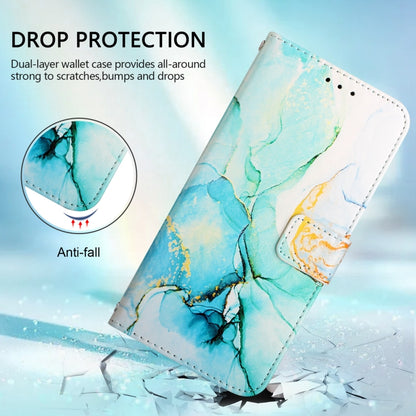 For Xiaomi Redmi K70 / K70 Pro PT003 Marble Pattern Flip Leather Phone Case(Green) - K70 Cases by PMC Jewellery | Online Shopping South Africa | PMC Jewellery | Buy Now Pay Later Mobicred