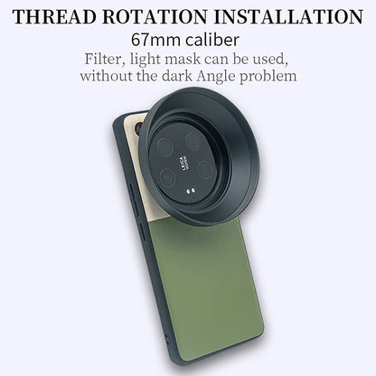 For Xiaomi 14 Ultra JSR Phone Case with Filter Adapter Ring & Storage Box(Olive Green Beige) - 14 Ultra Cases by JSR | Online Shopping South Africa | PMC Jewellery | Buy Now Pay Later Mobicred