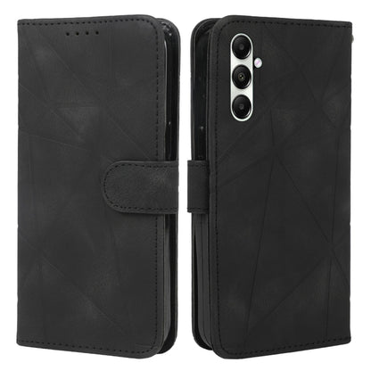 For Samsung Galaxy S24+ / S25+ 5G Skin Feel Geometric Lines Leather Phone Case(Black) - Galaxy S24+ 5G Cases by PMC Jewellery | Online Shopping South Africa | PMC Jewellery | Buy Now Pay Later Mobicred