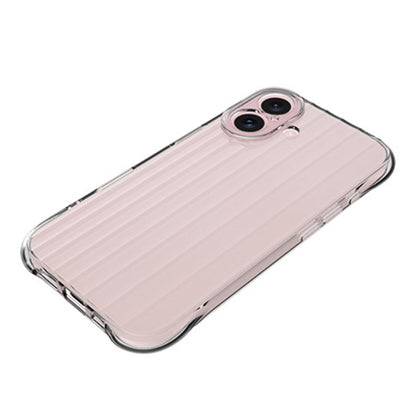 For iPhone 16 Water Ripple Fine Hole TPU Phone Case(Transparent) - iPhone 16 Cases by PMC Jewellery | Online Shopping South Africa | PMC Jewellery | Buy Now Pay Later Mobicred