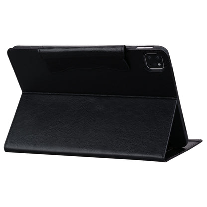 For iPad Pro 13 2024 Cat Buckle Leather Smart Tablet Case(Black) - iPad Pro 13 2024 Cases by PMC Jewellery | Online Shopping South Africa | PMC Jewellery | Buy Now Pay Later Mobicred