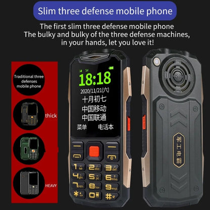 K1+ 4G Elder Rugged Phone, 2.6 inch, 1500mAh Battery, LED Flashlight, Network: 4G, Dual SIM, SOS, Plug:UK Plug(Black) - Others by PMC Jewellery | Online Shopping South Africa | PMC Jewellery | Buy Now Pay Later Mobicred