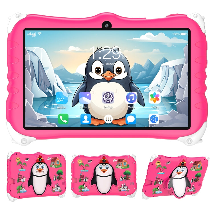 Penguin 7 inch WiFi Kids Tablet PC, 2GB+16GB, Android 7.1 MT6735 Octa Core CPU(Pink) -  by PMC Jewellery | Online Shopping South Africa | PMC Jewellery | Buy Now Pay Later Mobicred