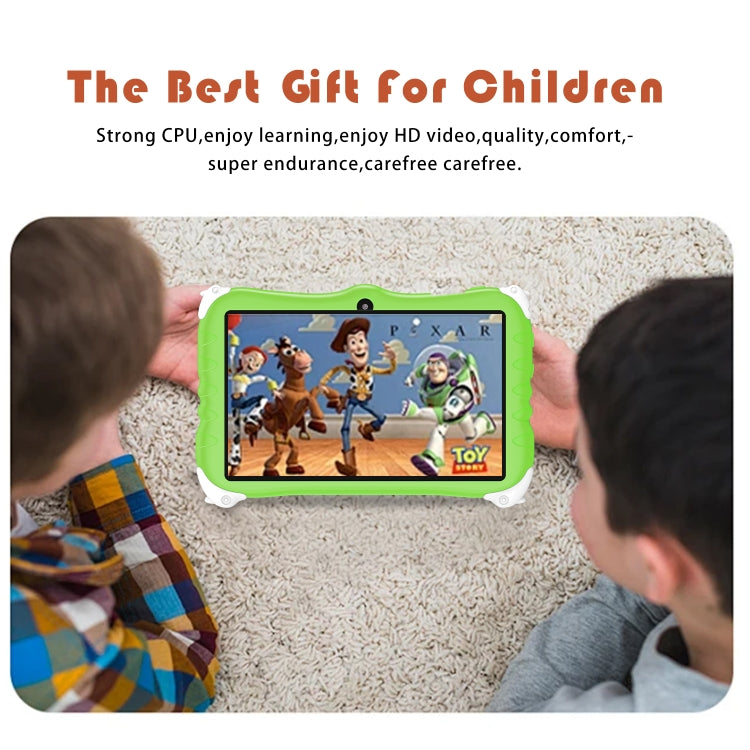 Penguin 7 inch WiFi Kids Tablet PC, 2GB+16GB, Android 7.1 MT6735 Octa Core CPU(Green) -  by PMC Jewellery | Online Shopping South Africa | PMC Jewellery | Buy Now Pay Later Mobicred