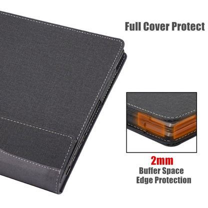 For Asus Zenbook S 13 Flip UP5302 Leather Laptop Shockproof Protective Case(Dark Blue) - Screen & Keyboard Cover by PMC Jewellery | Online Shopping South Africa | PMC Jewellery | Buy Now Pay Later Mobicred