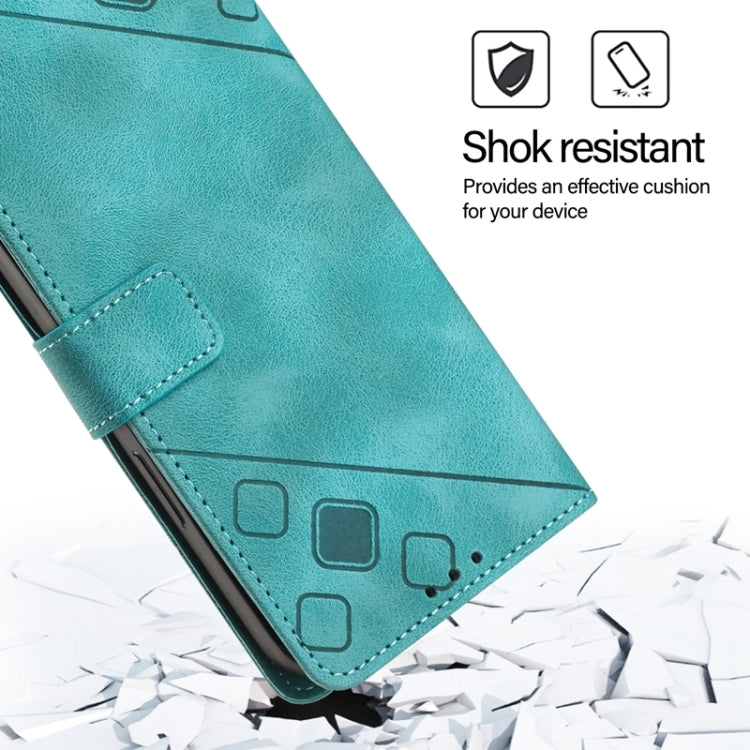 For Ulefone Note 14 Skin Feel Embossed Leather Phone Case(Green) - Ulefone Cases by PMC Jewellery | Online Shopping South Africa | PMC Jewellery | Buy Now Pay Later Mobicred