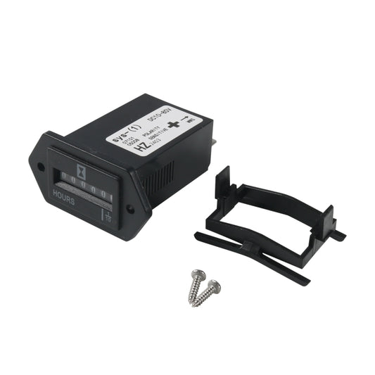 Generator / Boat / Off-road Vehicle DC10-80V Industrial Timer with Screws(Black) - Engines & Engine Parts by PMC Jewellery | Online Shopping South Africa | PMC Jewellery | Buy Now Pay Later Mobicred