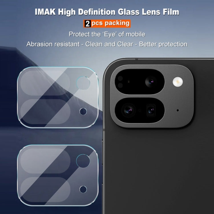 For Google Pixel 9 Pro Fold 2pcs/Set imak HD Glass Rear Camera Lens Film - Other by imak | Online Shopping South Africa | PMC Jewellery | Buy Now Pay Later Mobicred