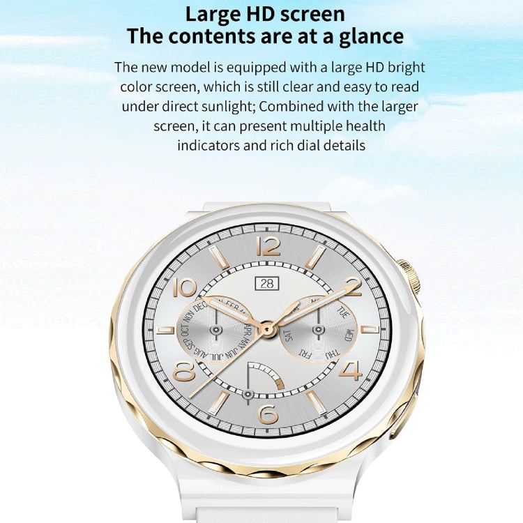 LEMFO HW52 1.28 inch Dual Mode Sport Smart Watch, Support Bluetooth Call / Sleep / Blood Oxygen / Heart Rate / Blood Pressure Health Monitor(Gold) - Smart Watches by LEMFO | Online Shopping South Africa | PMC Jewellery | Buy Now Pay Later Mobicred