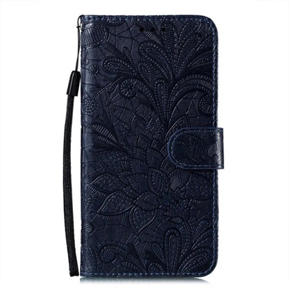 For Google Pixel 9 Lace Flower Embossing Flip Leather Phone Case(Dark Blue) - Google Cases by PMC Jewellery | Online Shopping South Africa | PMC Jewellery | Buy Now Pay Later Mobicred