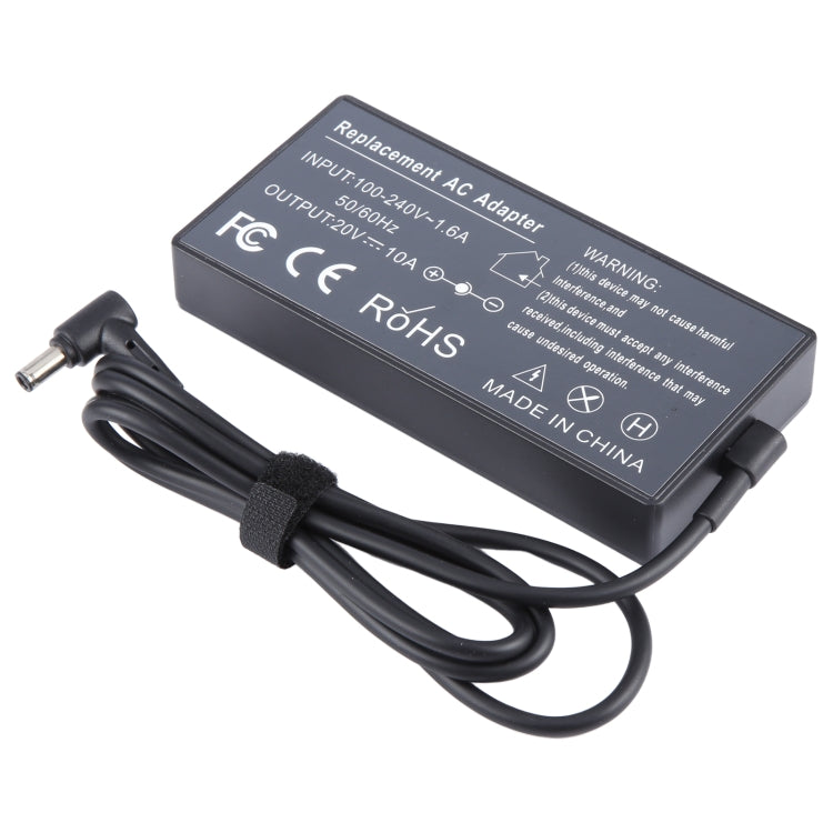 200W 20V 10A Laptop Notebook Power Adapter For Asus 6.0 x 3.7mm, Plug:EU Plug - For Asus by PMC Jewellery | Online Shopping South Africa | PMC Jewellery | Buy Now Pay Later Mobicred