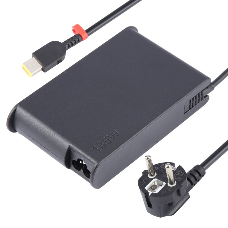 135W 20V 6.75A Laptop Notebook Power Adapter For Lenovo Big Square USB, Plug:EU Plug - For Lenovo by PMC Jewellery | Online Shopping South Africa | PMC Jewellery | Buy Now Pay Later Mobicred