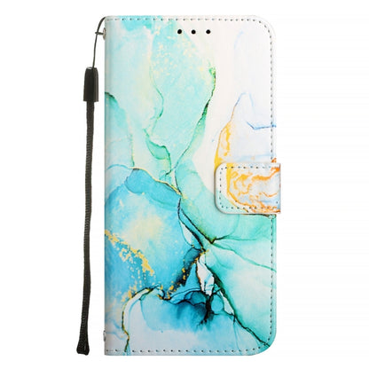 For Blackview A53 PT003 Marble Pattern Flip Leather Phone Case(Green) - More Brand by PMC Jewellery | Online Shopping South Africa | PMC Jewellery | Buy Now Pay Later Mobicred