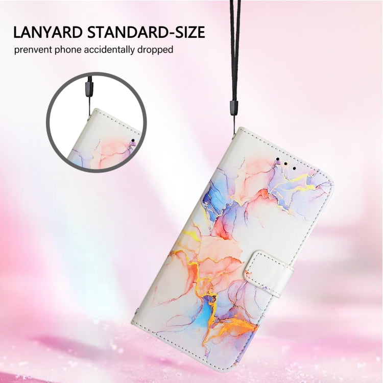 For Blackview Wave 6C PT003 Marble Pattern Flip Leather Phone Case(Galaxy Marble White) - More Brand by PMC Jewellery | Online Shopping South Africa | PMC Jewellery | Buy Now Pay Later Mobicred