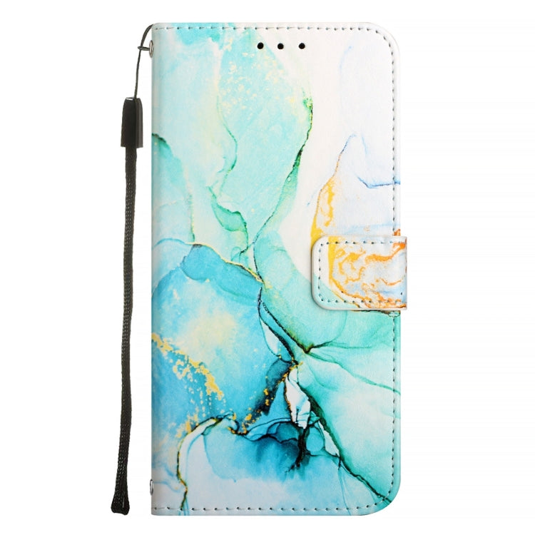 For Blackview Wave 6C PT003 Marble Pattern Flip Leather Phone Case(Green) - More Brand by PMC Jewellery | Online Shopping South Africa | PMC Jewellery | Buy Now Pay Later Mobicred